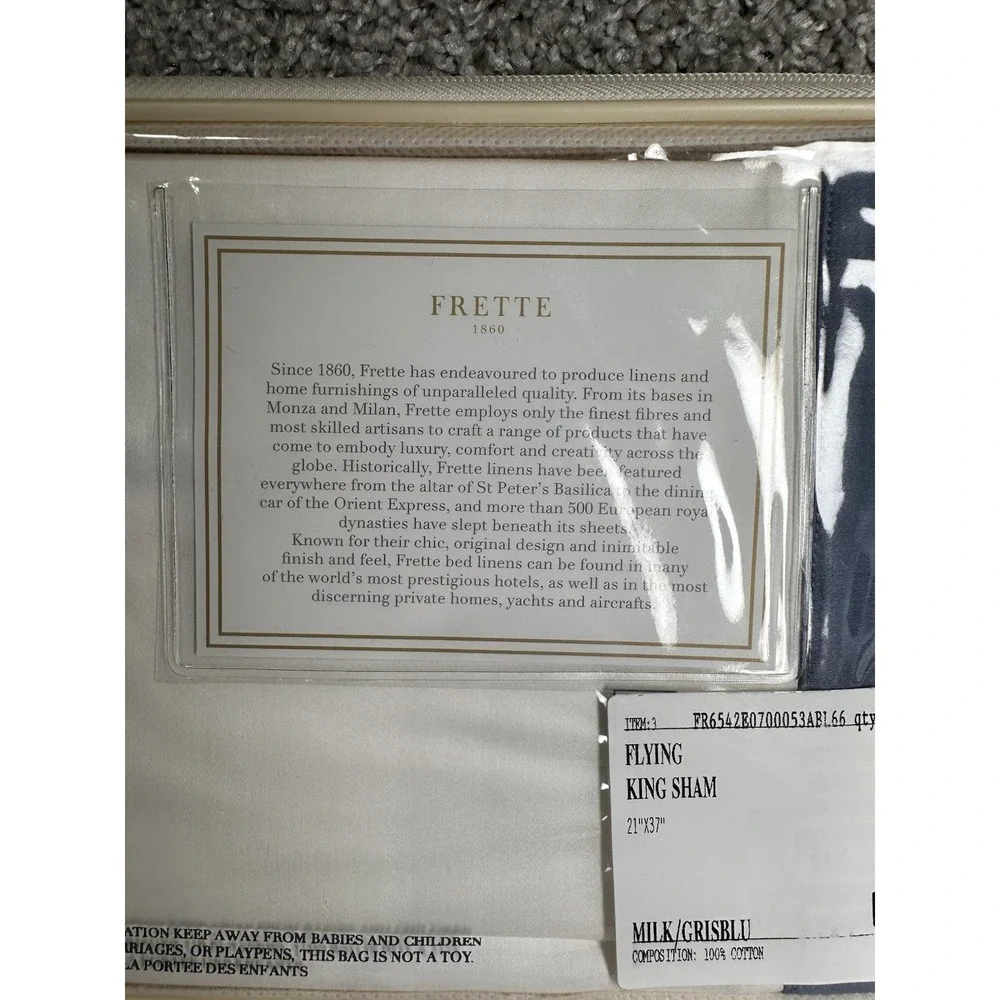 Frette luxury flying